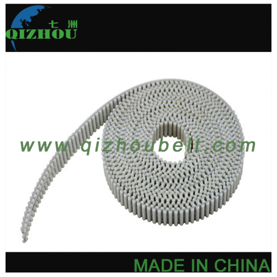 8M PU Double Sided Staggered Teeth Timing Belt - Click Image to Close