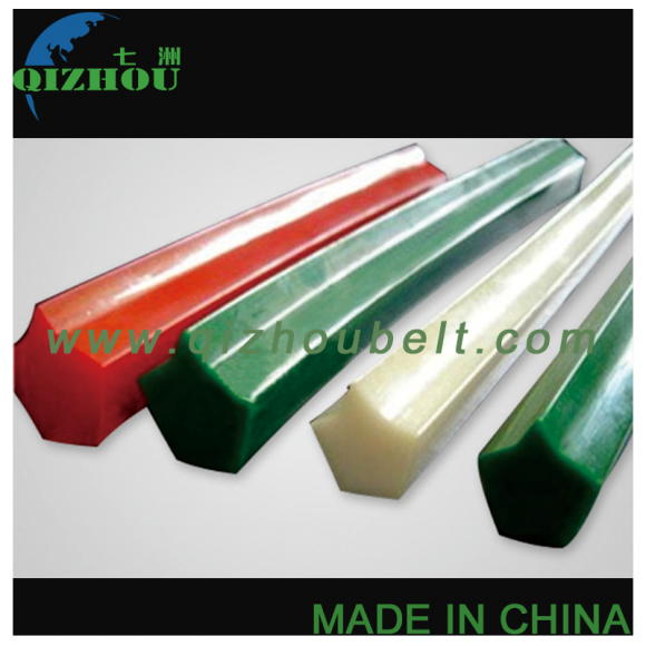 A-13 Type Heptagon Belt PU Polyurethane Vee Belting For Conveying System A-13 Type Heptagon Belt PU Polyurethane Vee Belting For Conveying System